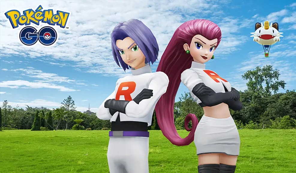 Battre Jessie et James de la Team Rocket sur Pokémon GO
